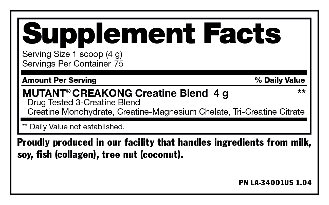 Mutant Creakong  - Advanced Creatine Multiplier