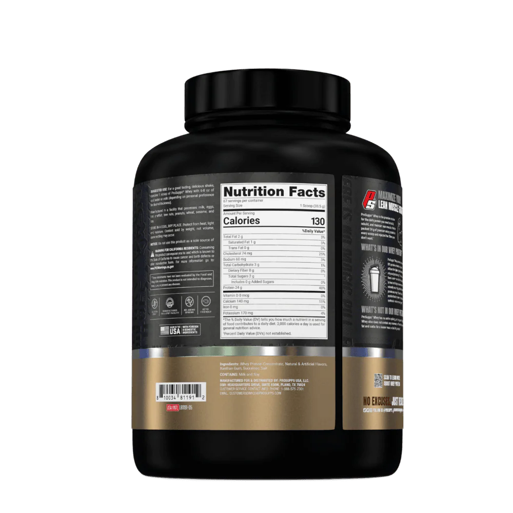 Pro Supps Whey Concentrate Chocolate