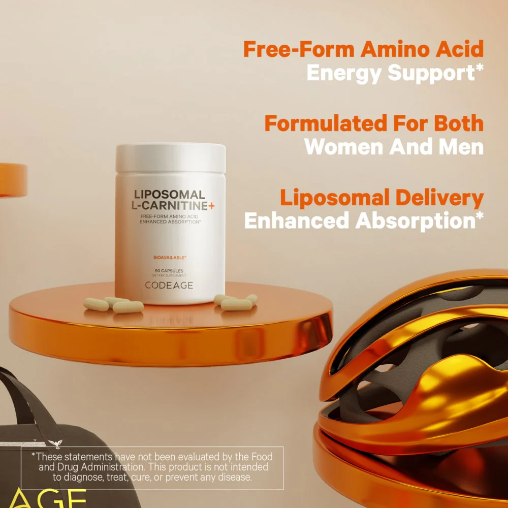 Codeage L-Carnitine+ Free-Form Amino Acid Supplement