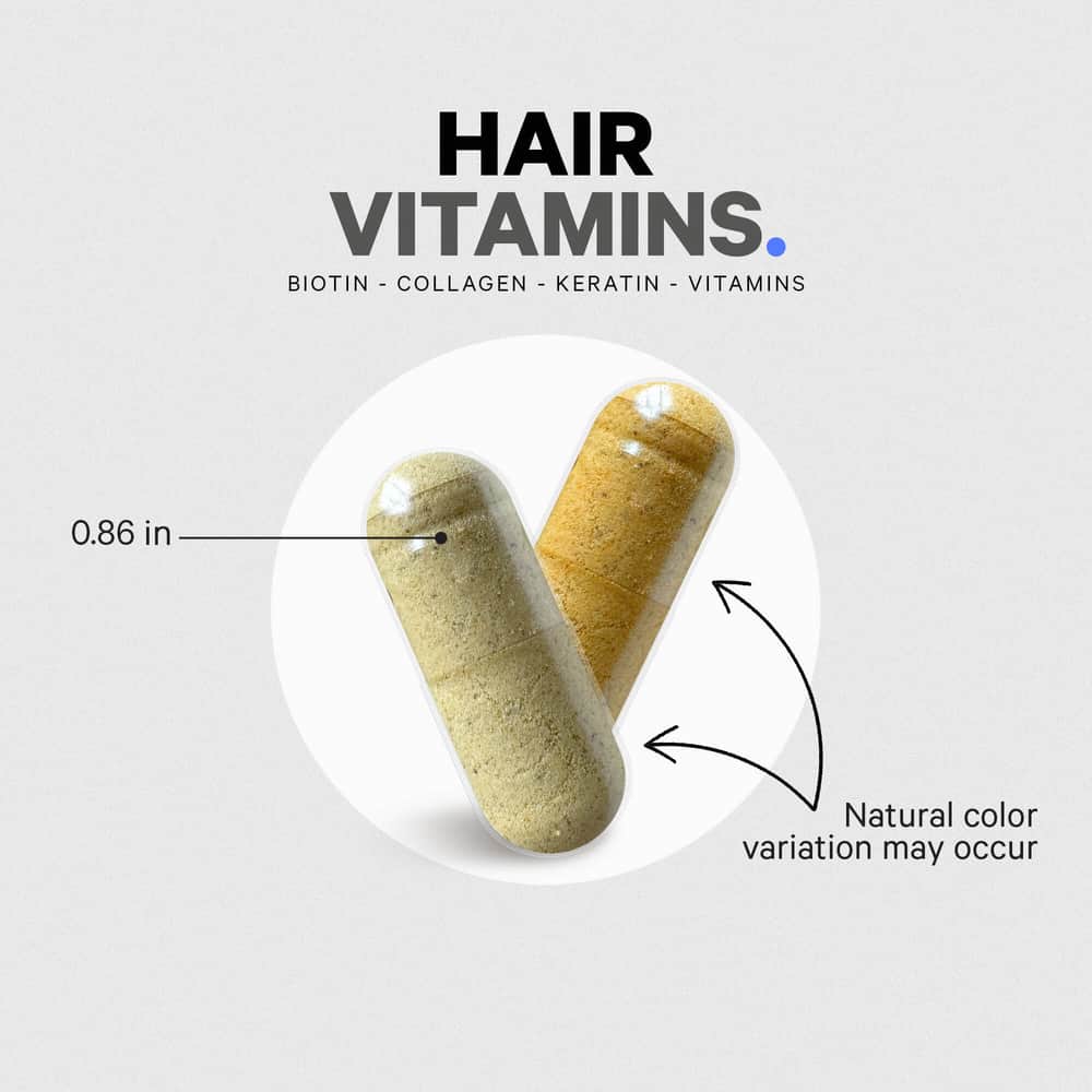 1101-codeage-hair-vitamins-biotin-collagen-keartin-vitamins-5.jpg Codeage Hair Vitamins Biotin - Collagen - Keartin - Vitamins