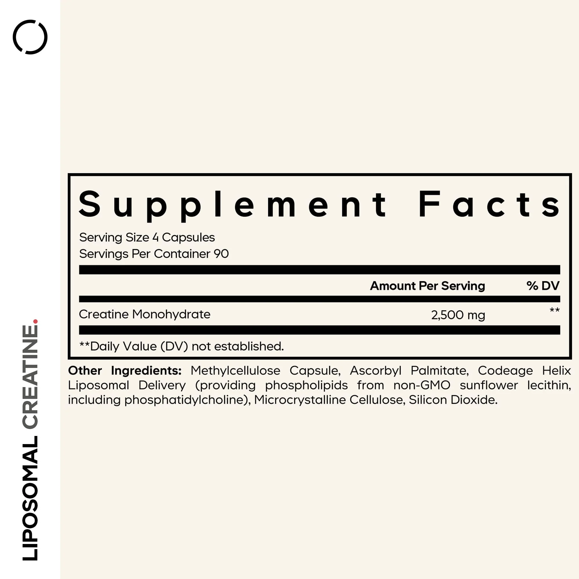 Codeage Liposomal Creatine Monohydrate Capsules