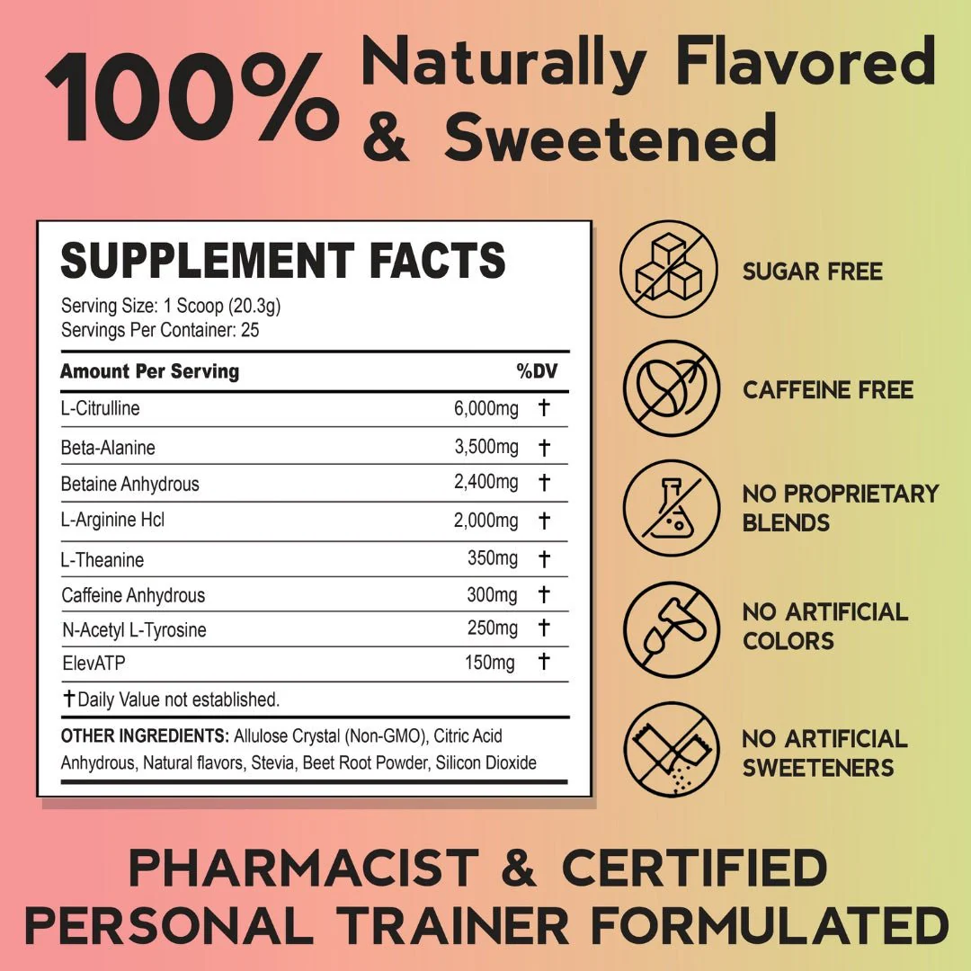 Thentic Stim Pre Workout