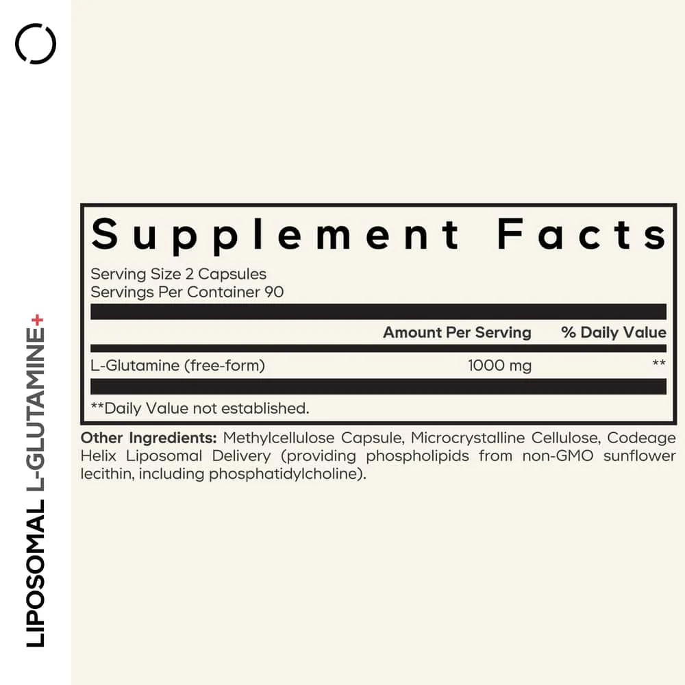 Codeage L-Glutamine+ Free-Form Amino Acid Supplement
