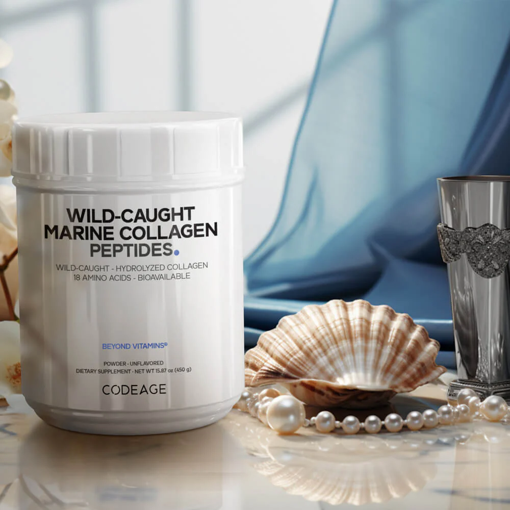Codeage Wild Caught Marine Collagen Peptides Supplement Powder