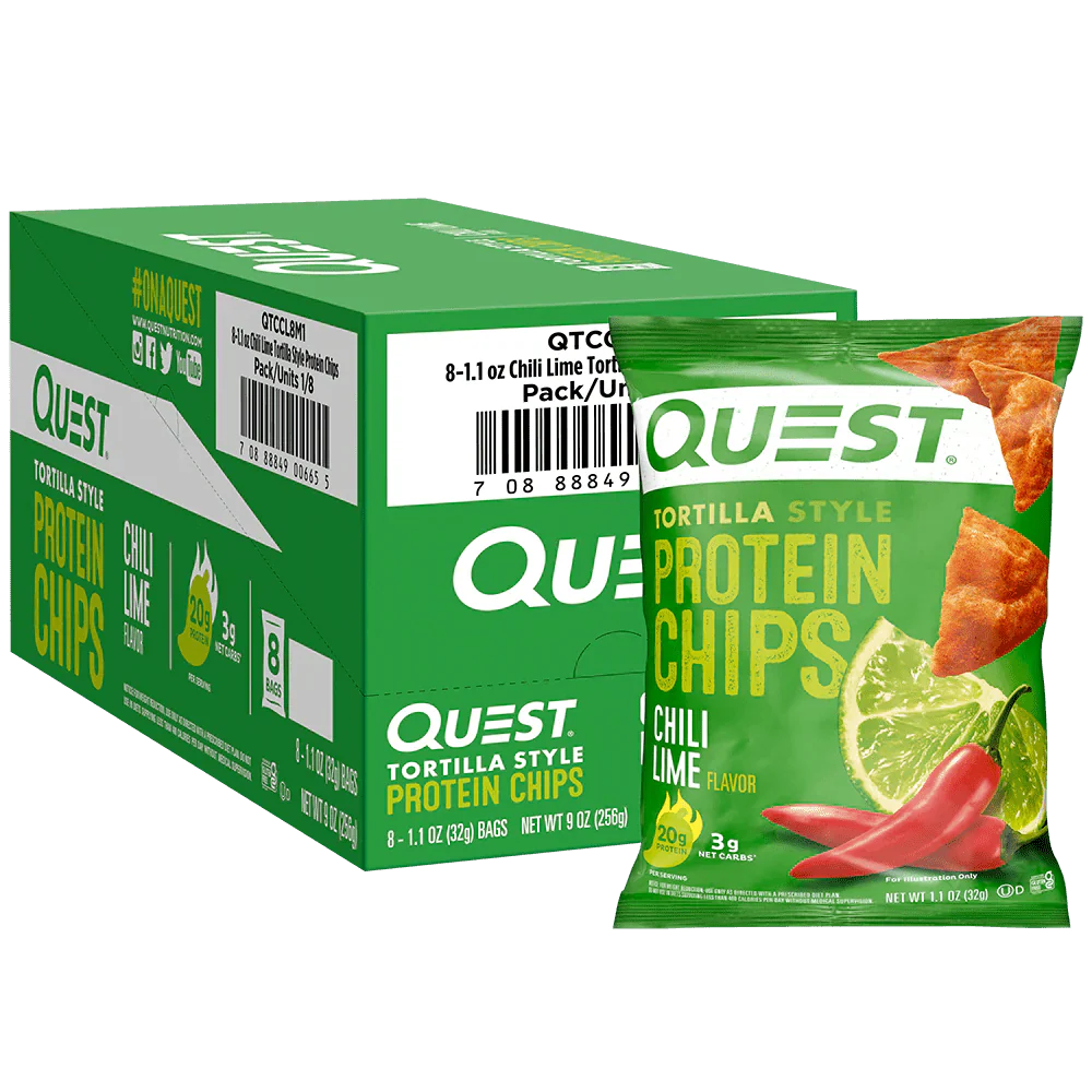 Simply Good Foods Quest Tortilla Style Protein Chips 8 Pack