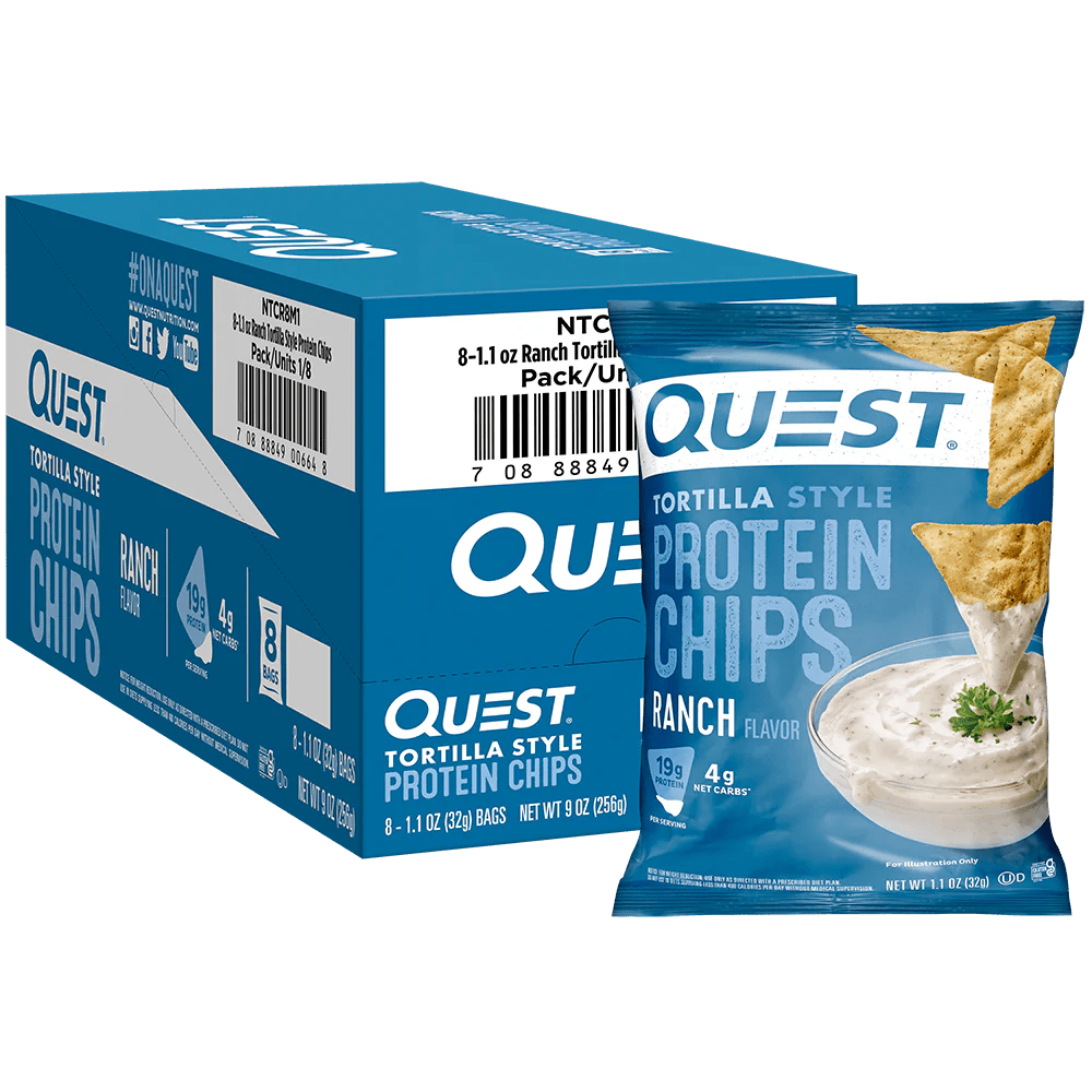 Simply Good Foods Quest Tortilla Style Protein Chips 8 Pack