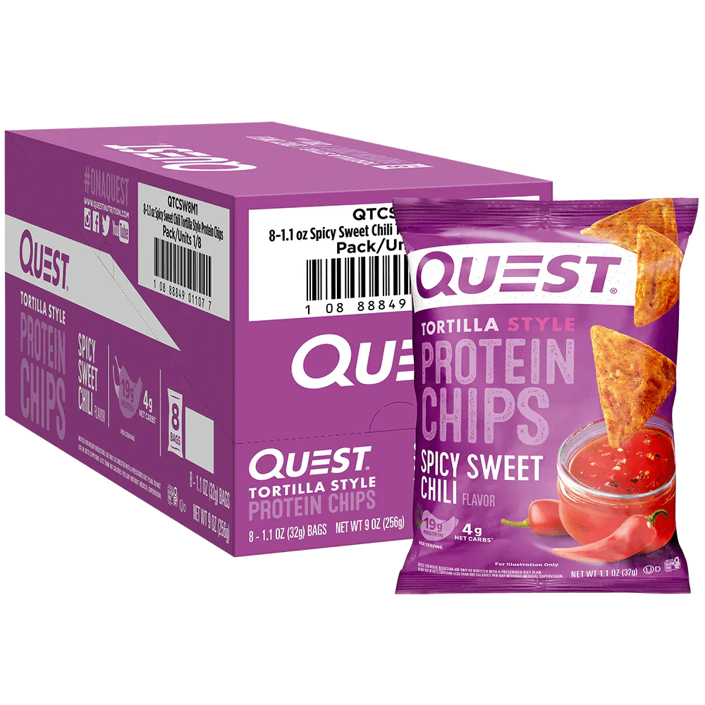 Simply Good Foods Quest Tortilla Style Protein Chips 8 Pack