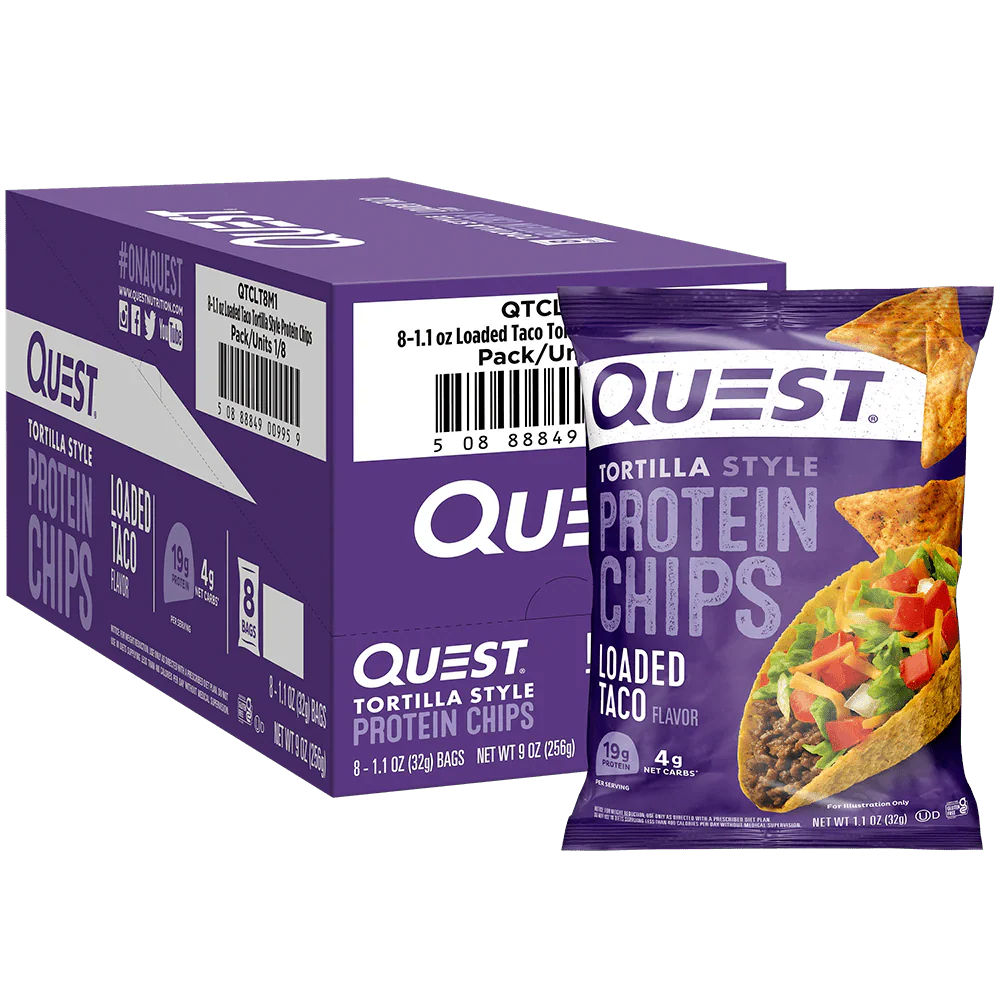 Simply Good Foods Quest Tortilla Style Protein Chips 8 Pack