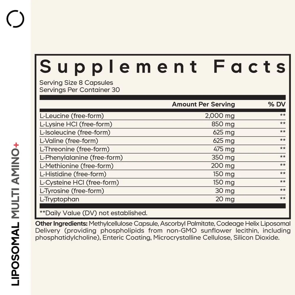 Codeage Multi Amino+ All 9 Essential Amino Acids Supplement