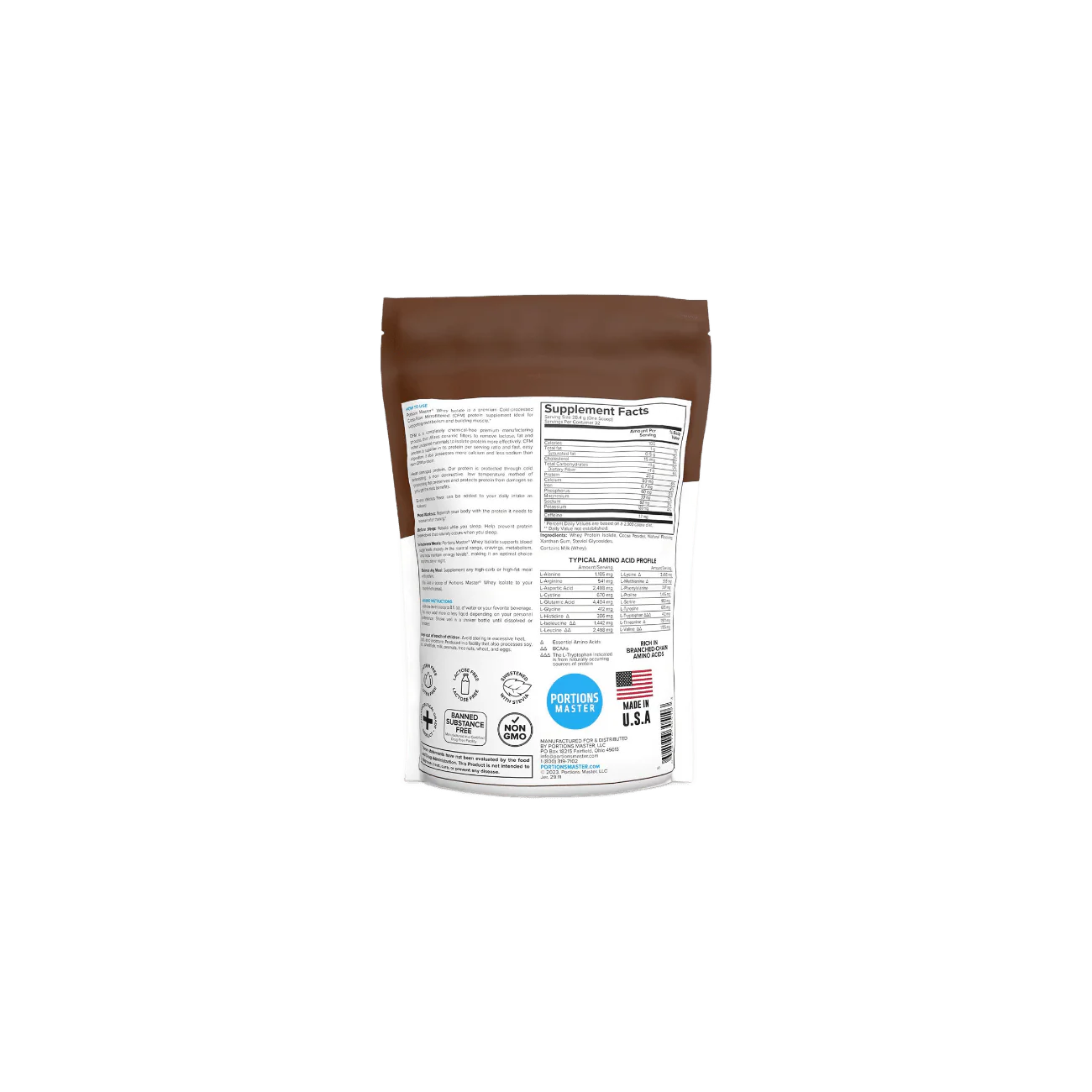 Portions Master Whey Isolate Protein