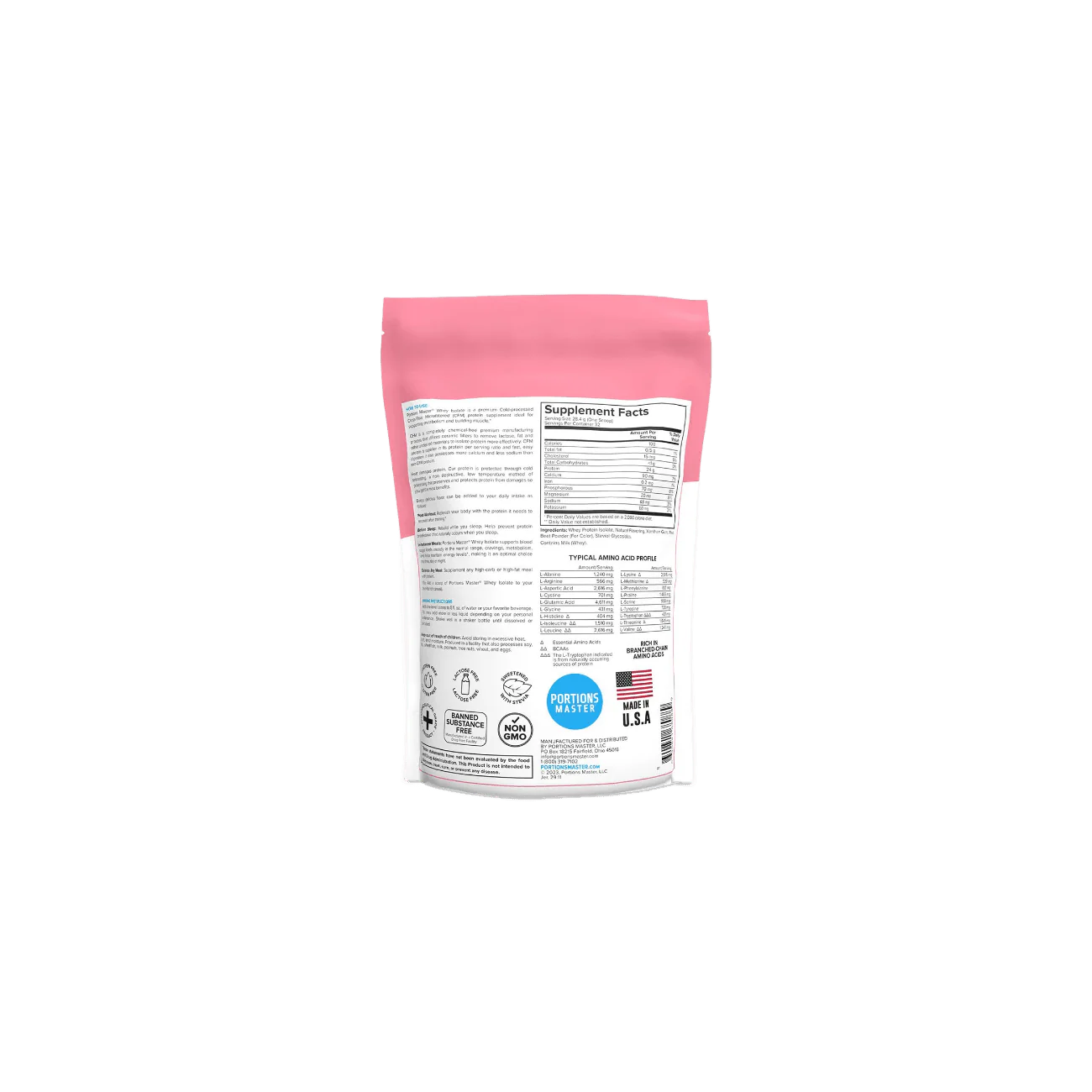 Portions Master Whey Isolate Protein