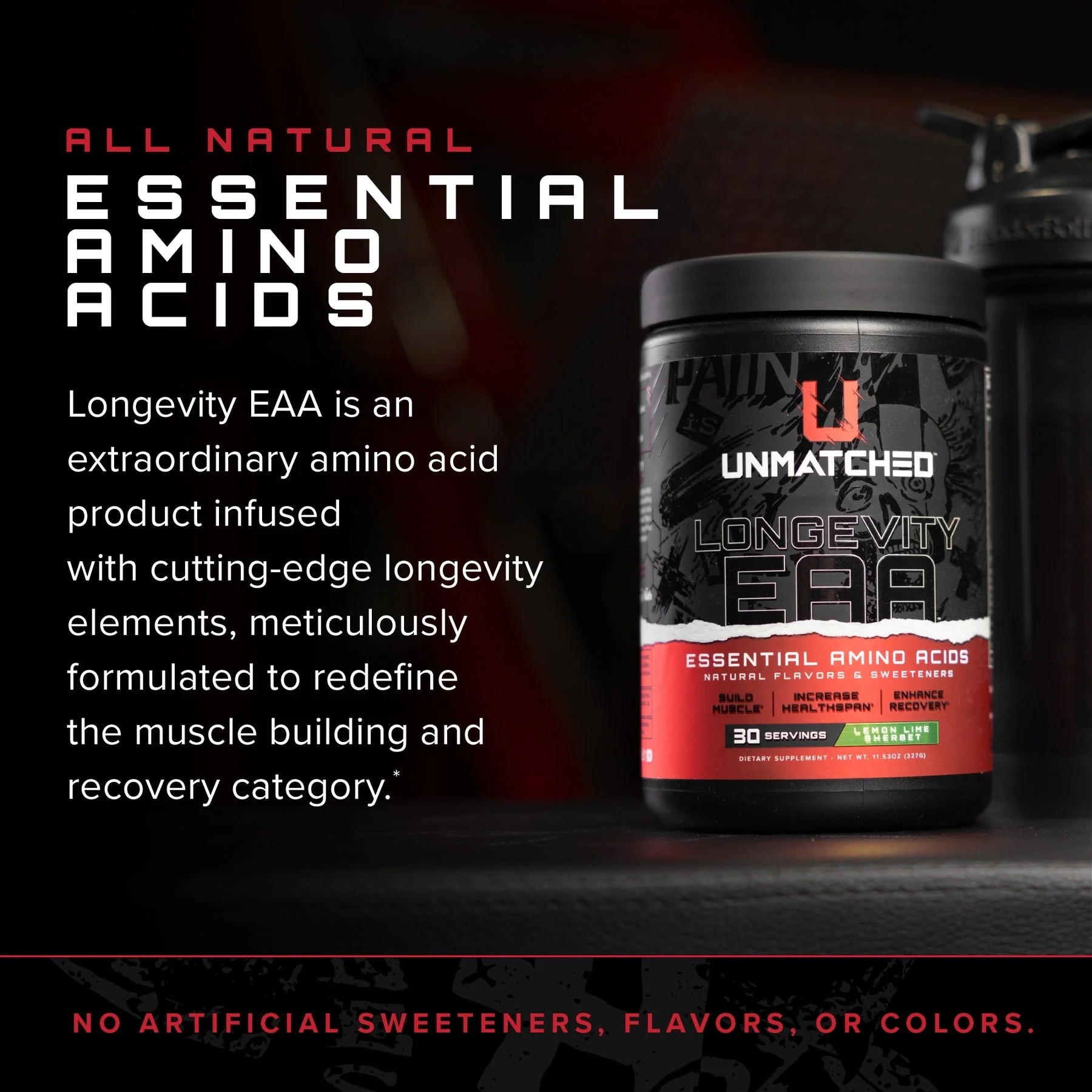 Unmatched Nutrition LONGEVITY EAA Orange Mango