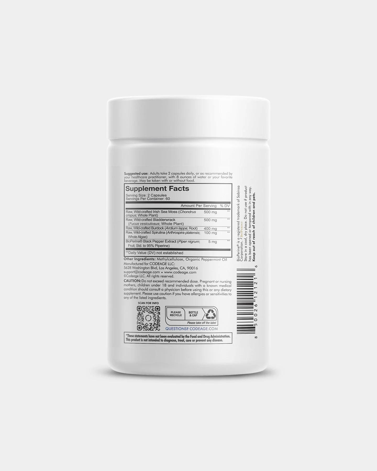 Codeage Wildcrafted Sea Moss Supplement