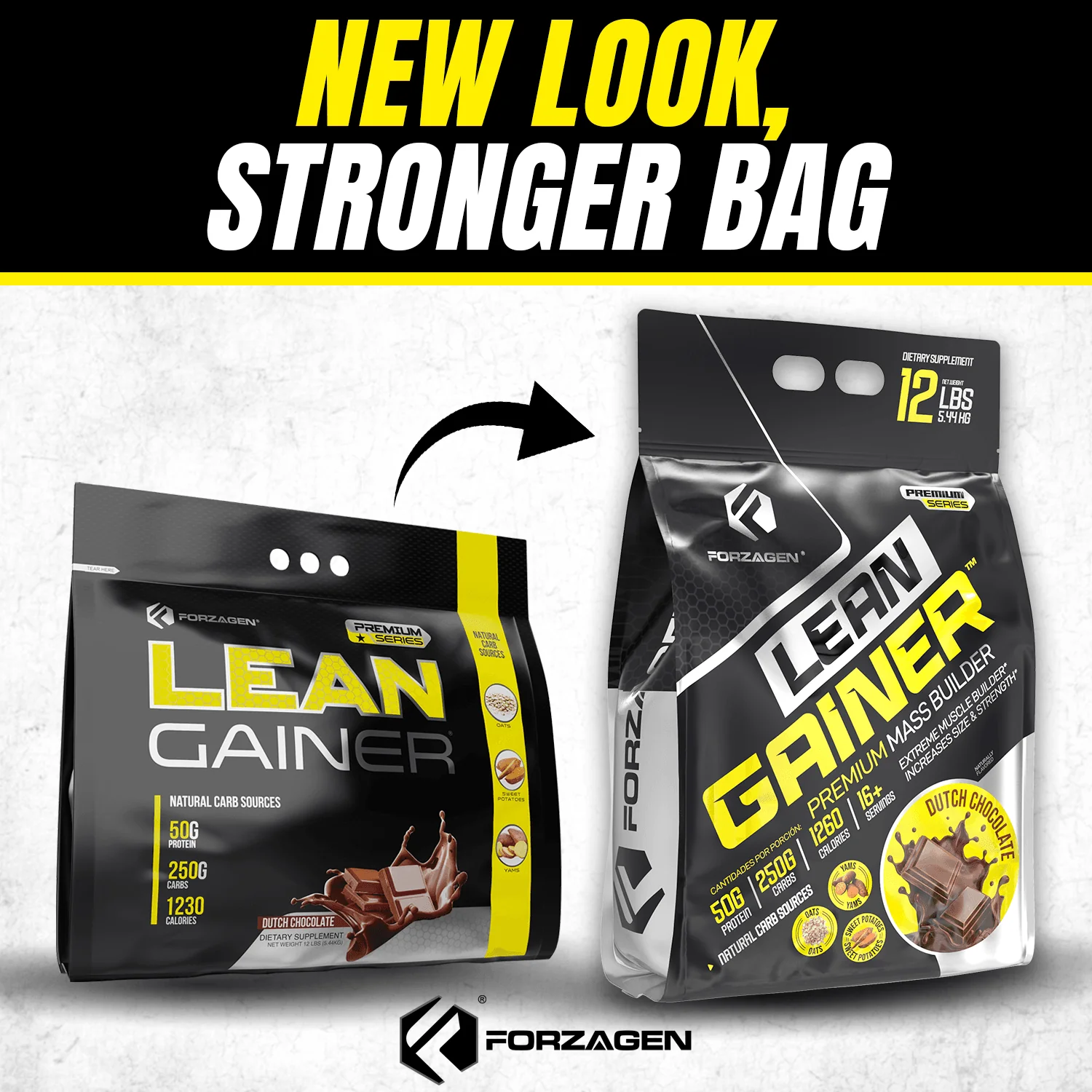 Forzagen Lean Gainer Premium Mass Builder