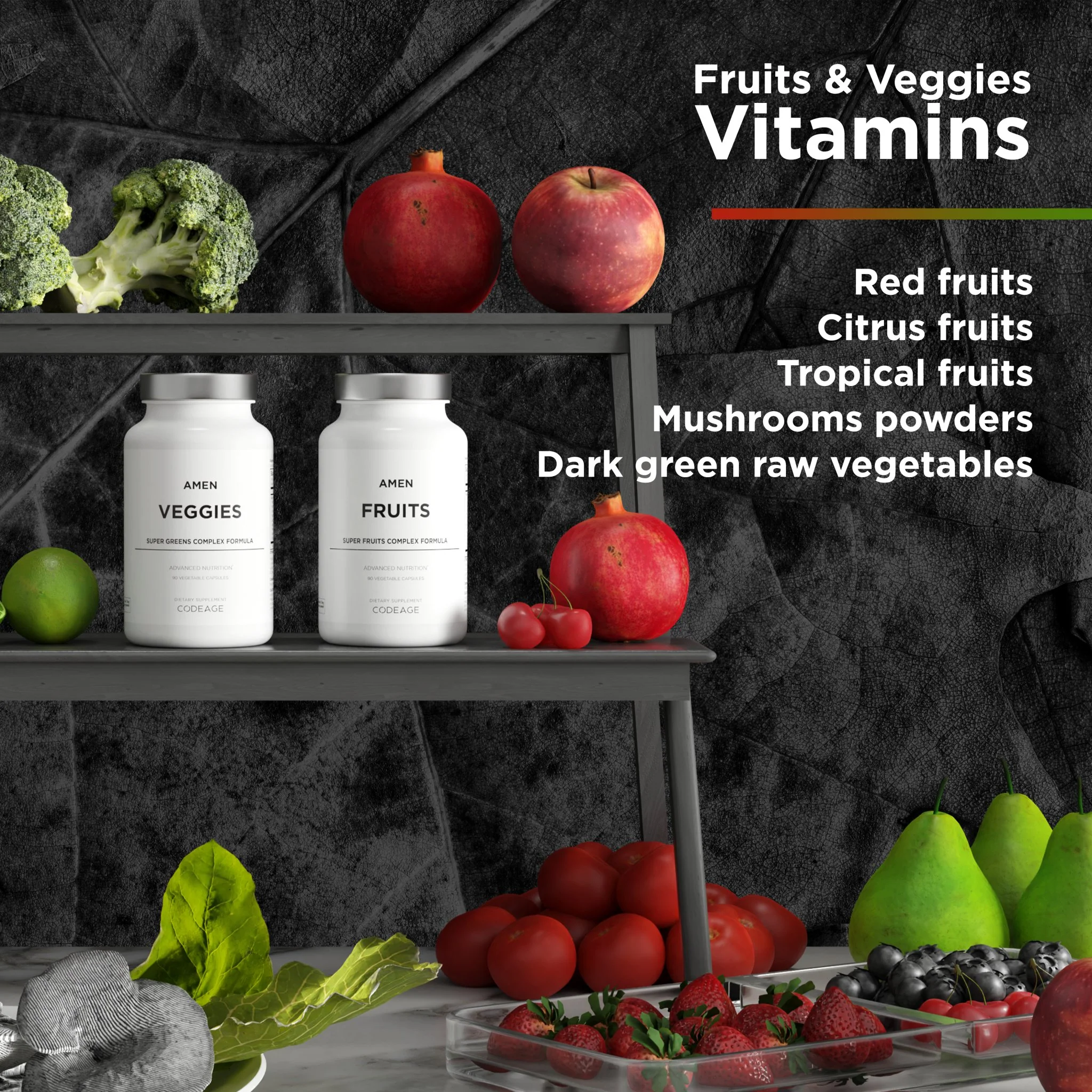 Codeage Amen Fruits + Veggies Bundle