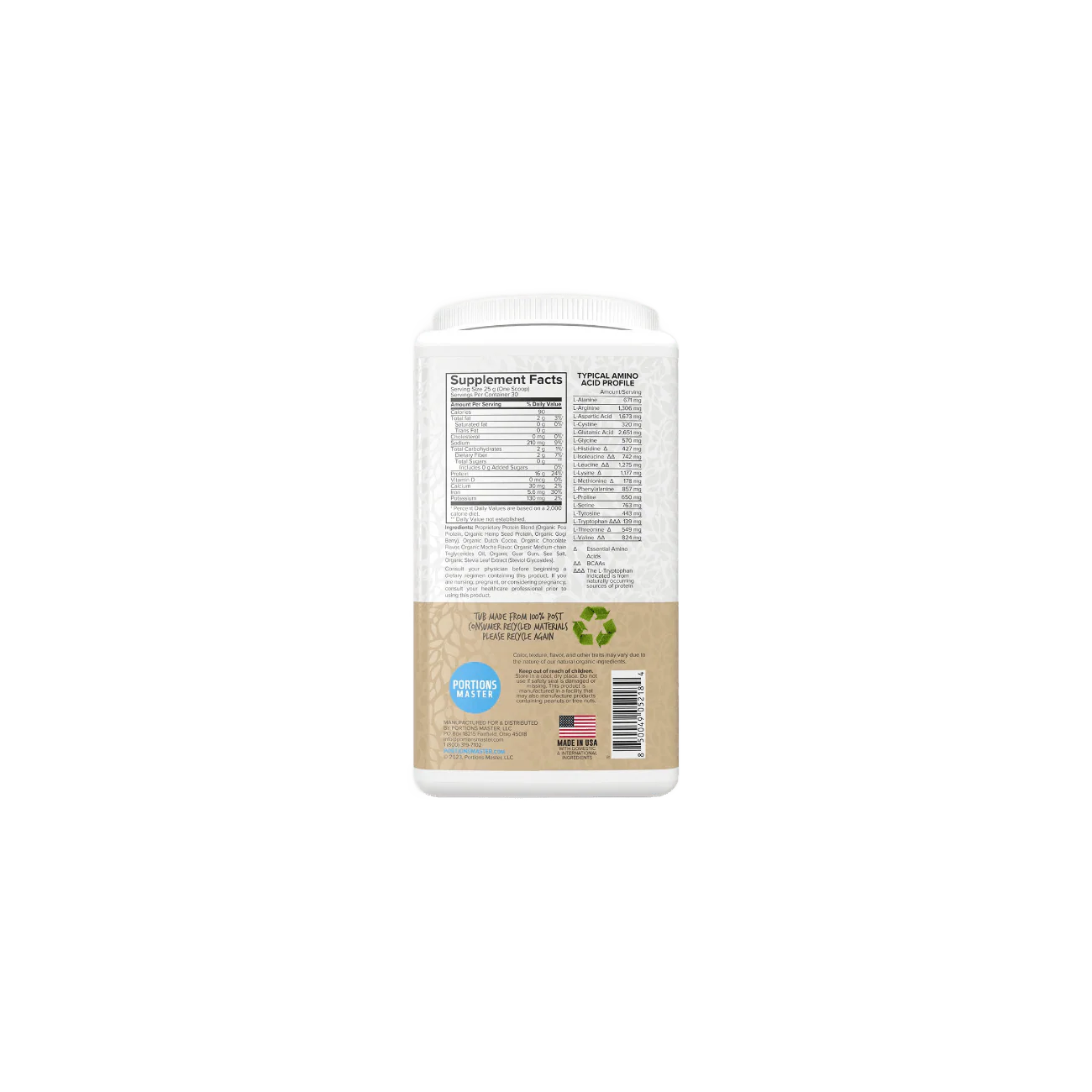 Portions Master Vegan Protein Blend