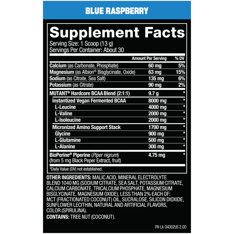 Mutant HARDCORE BCAA