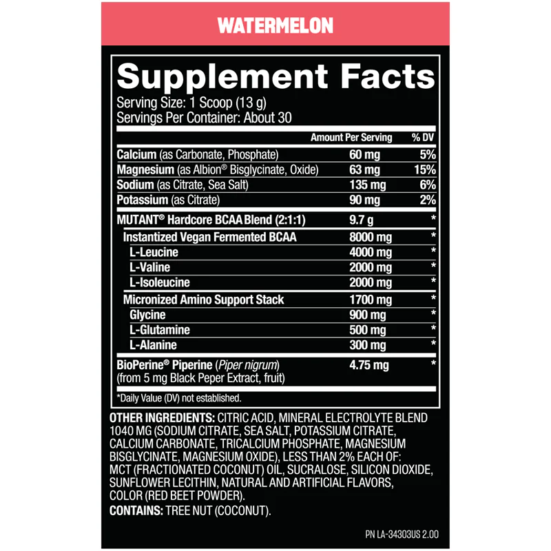 Mutant HARDCORE BCAA