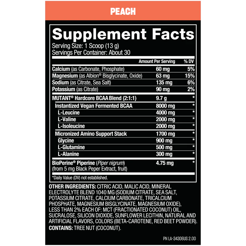 Mutant HARDCORE BCAA