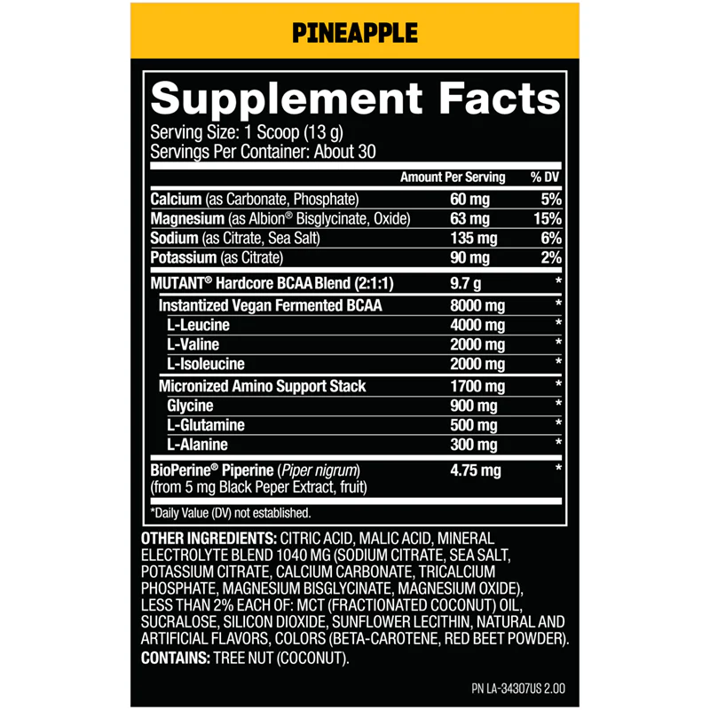 Mutant HARDCORE BCAA
