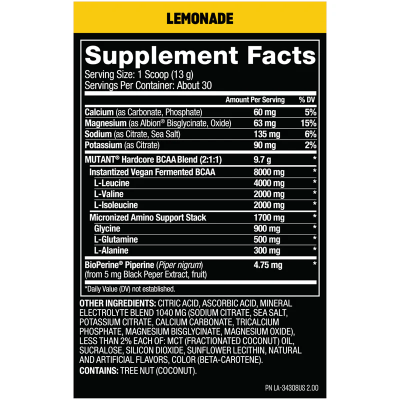 Mutant HARDCORE BCAA