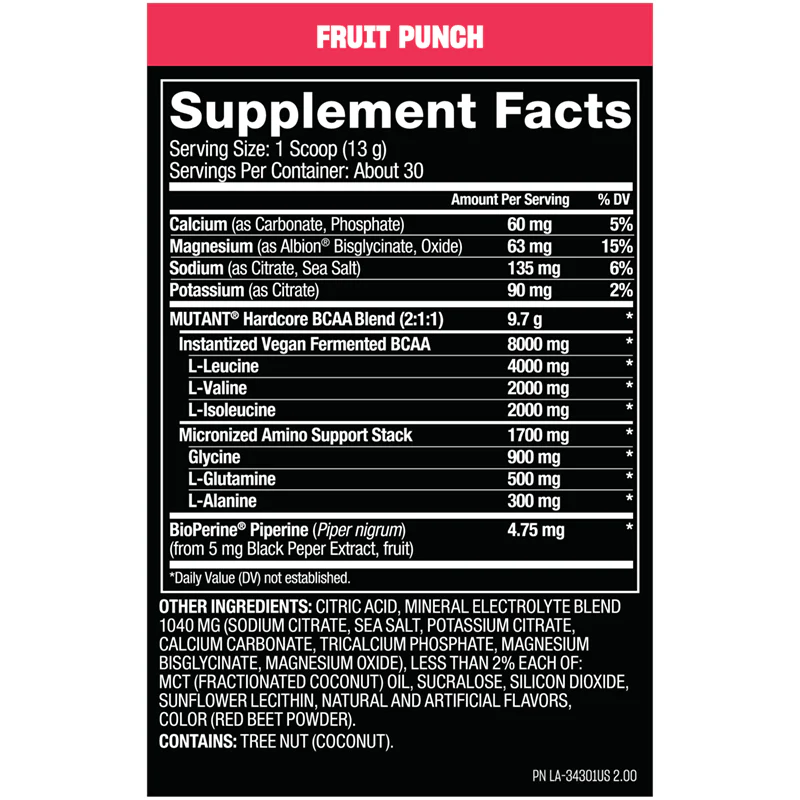 Mutant HARDCORE BCAA