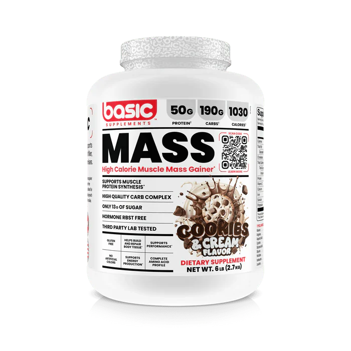 Basic Supplements Basic Mass 6lb, Cookies & Cream