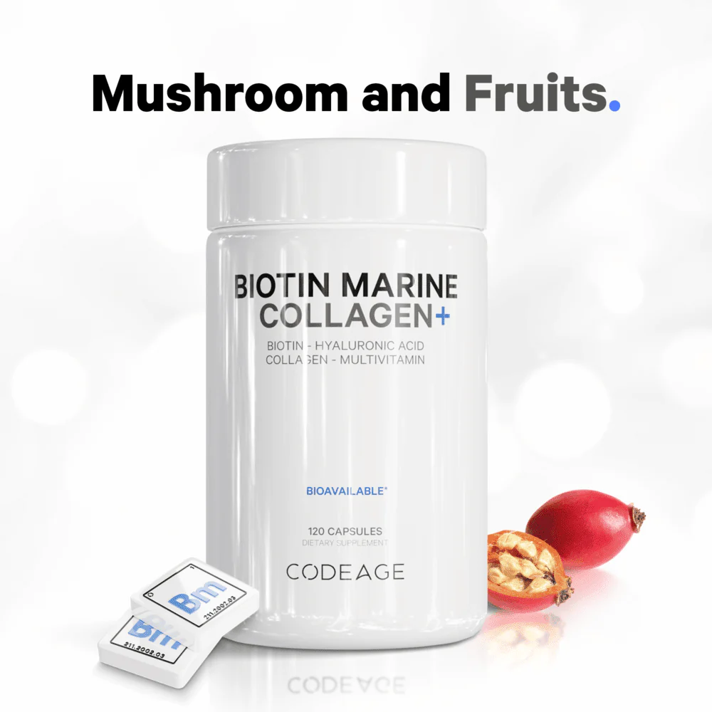 Codeage Biotin Marine Collagen Capsules