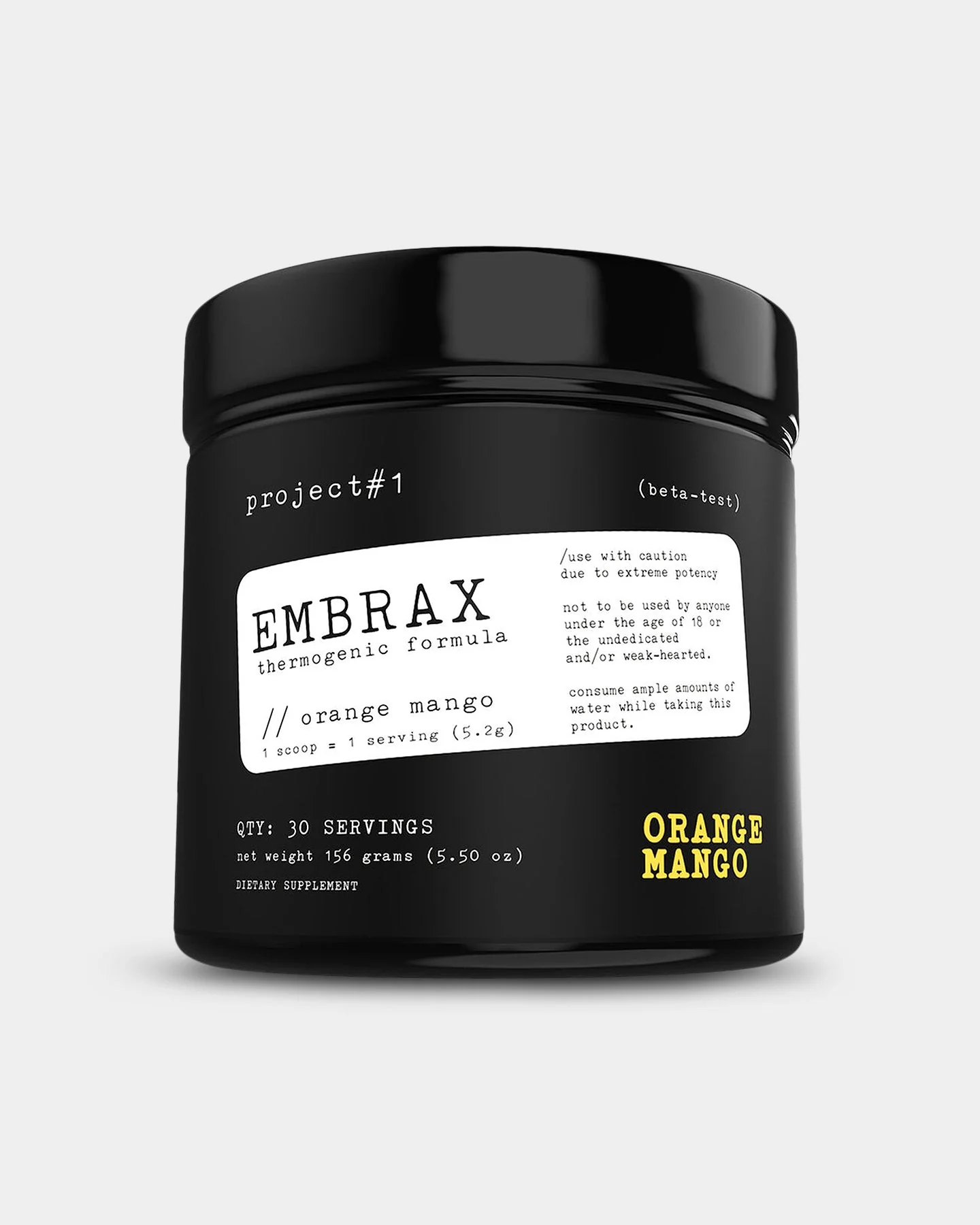 Project#1 Nutrition Embrax Fat Burner