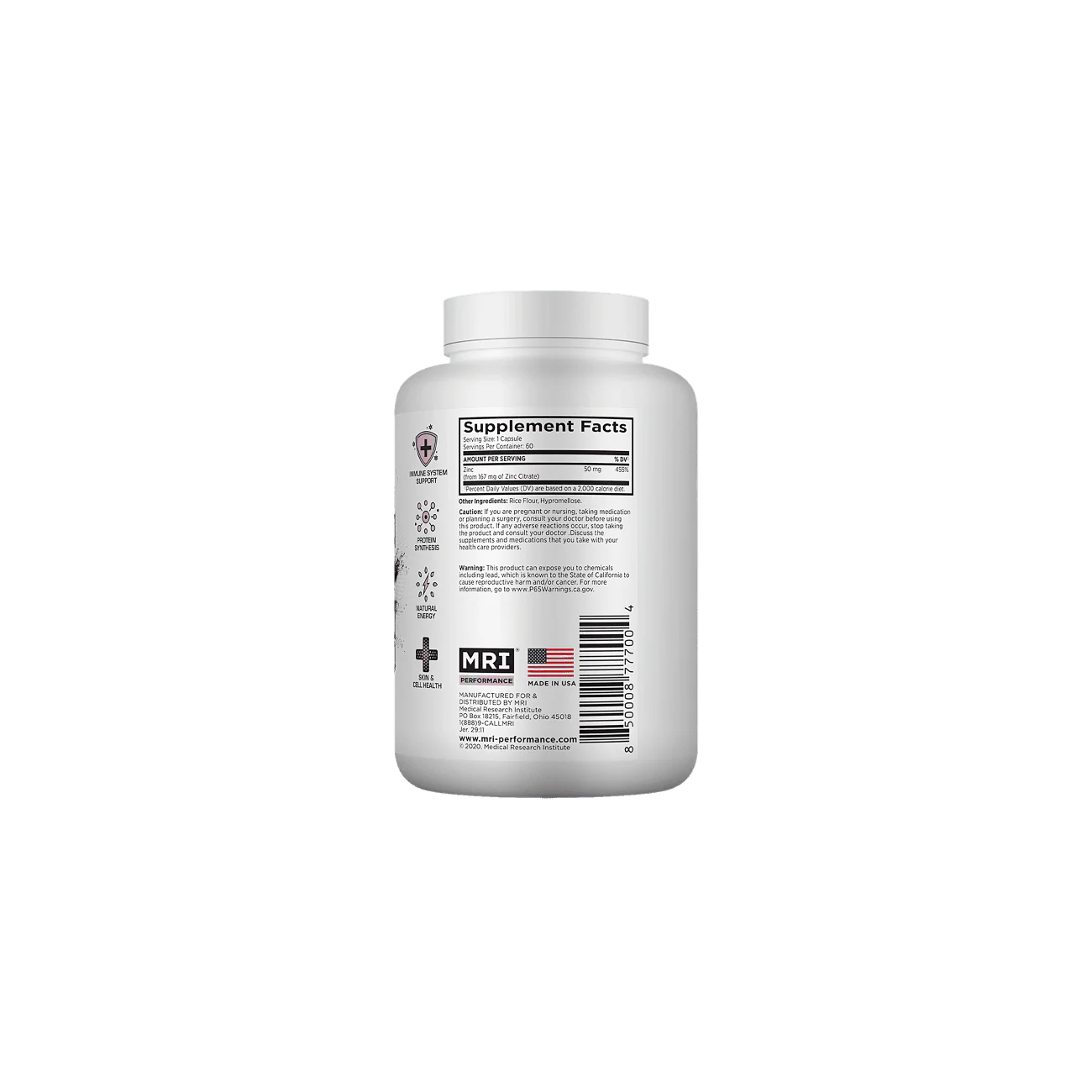 MRI Performance Zinc