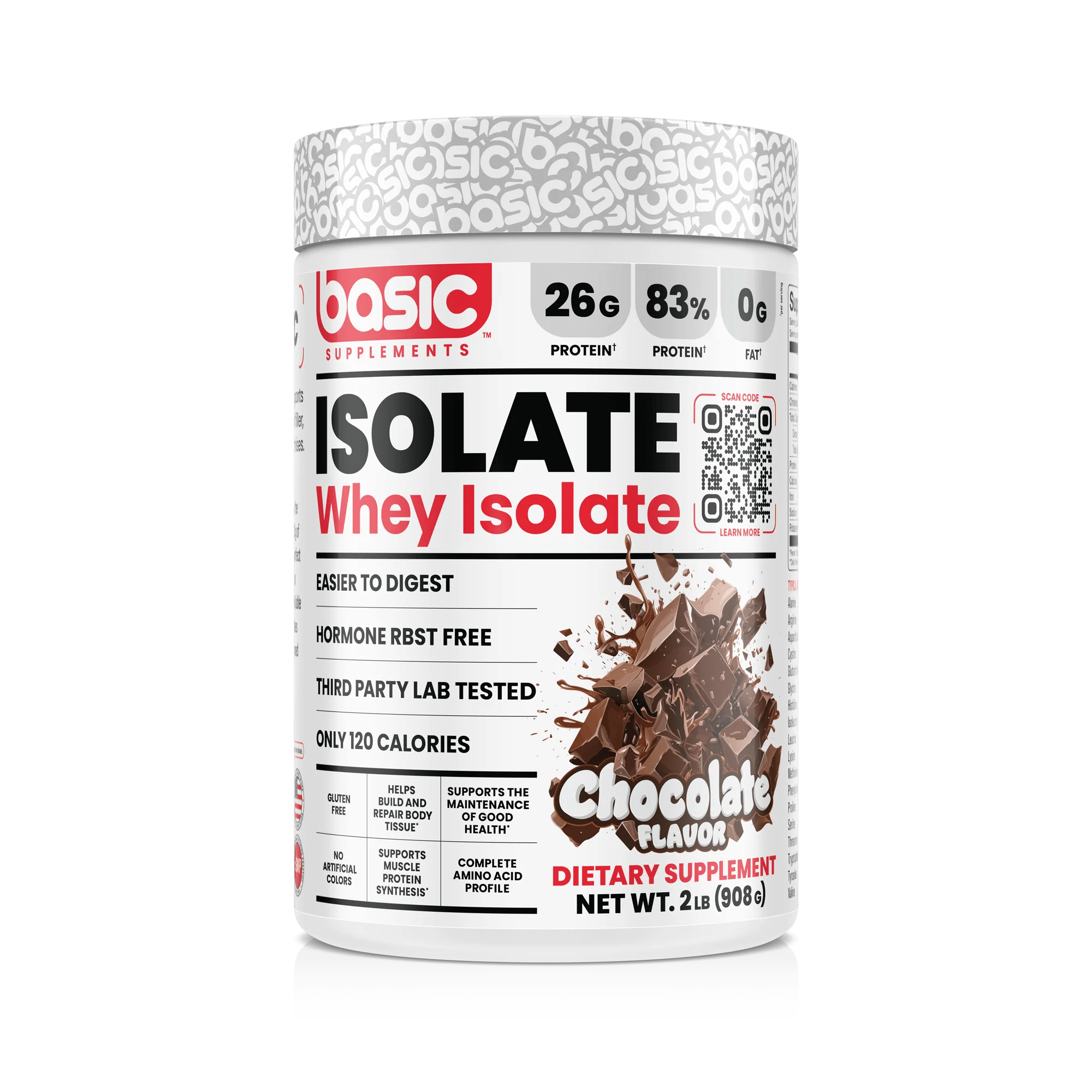 1384-basic-supplements-basic-isolate-2lb-chocolate-1.png Basic Supplements Basic Isolate 2lb - Chocolate
