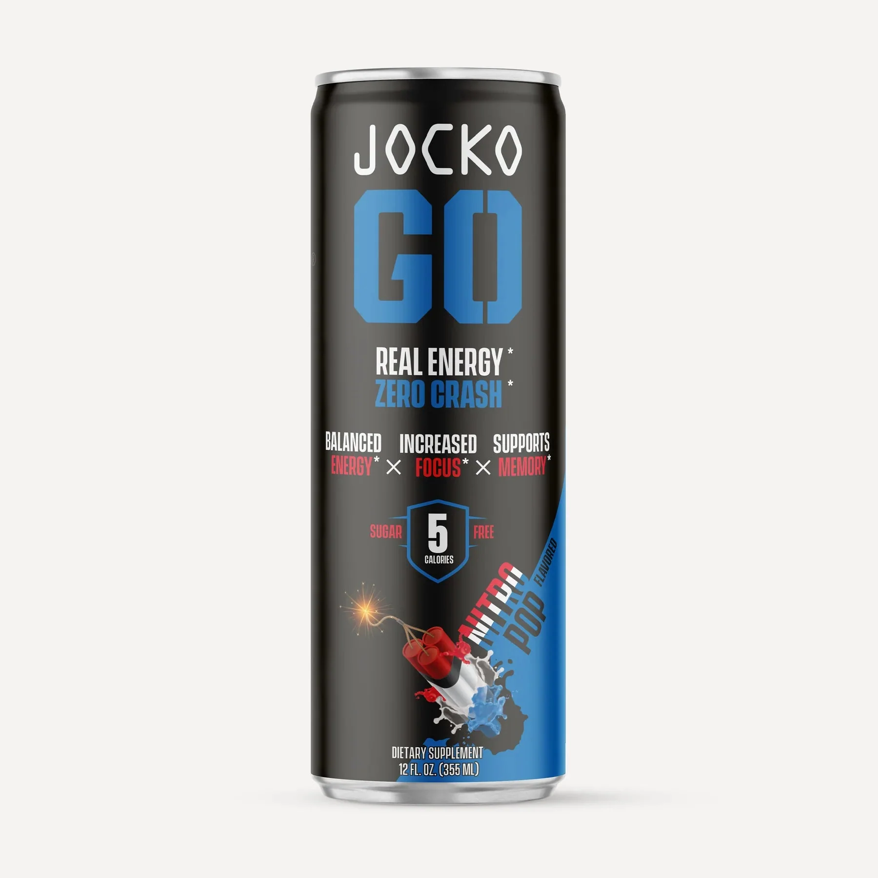 JOCKO GO Energy Drink Nitro Pop 12-Pack