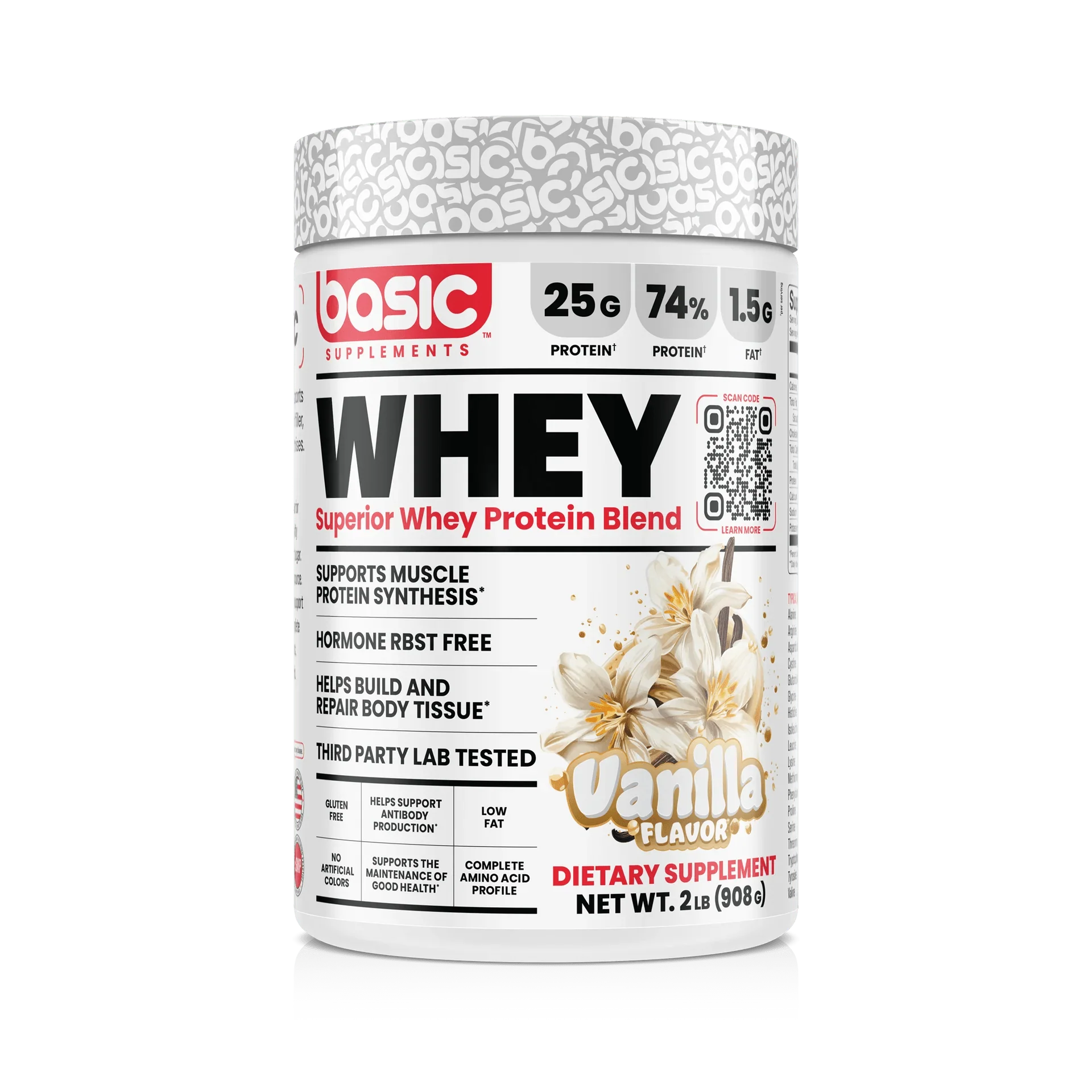 1449-basic-supplements-superior-whey-protein-blend-2lb-vanilla-1.webp Basic Supplements Superior Whey Protein Blend 2lb, Vanilla