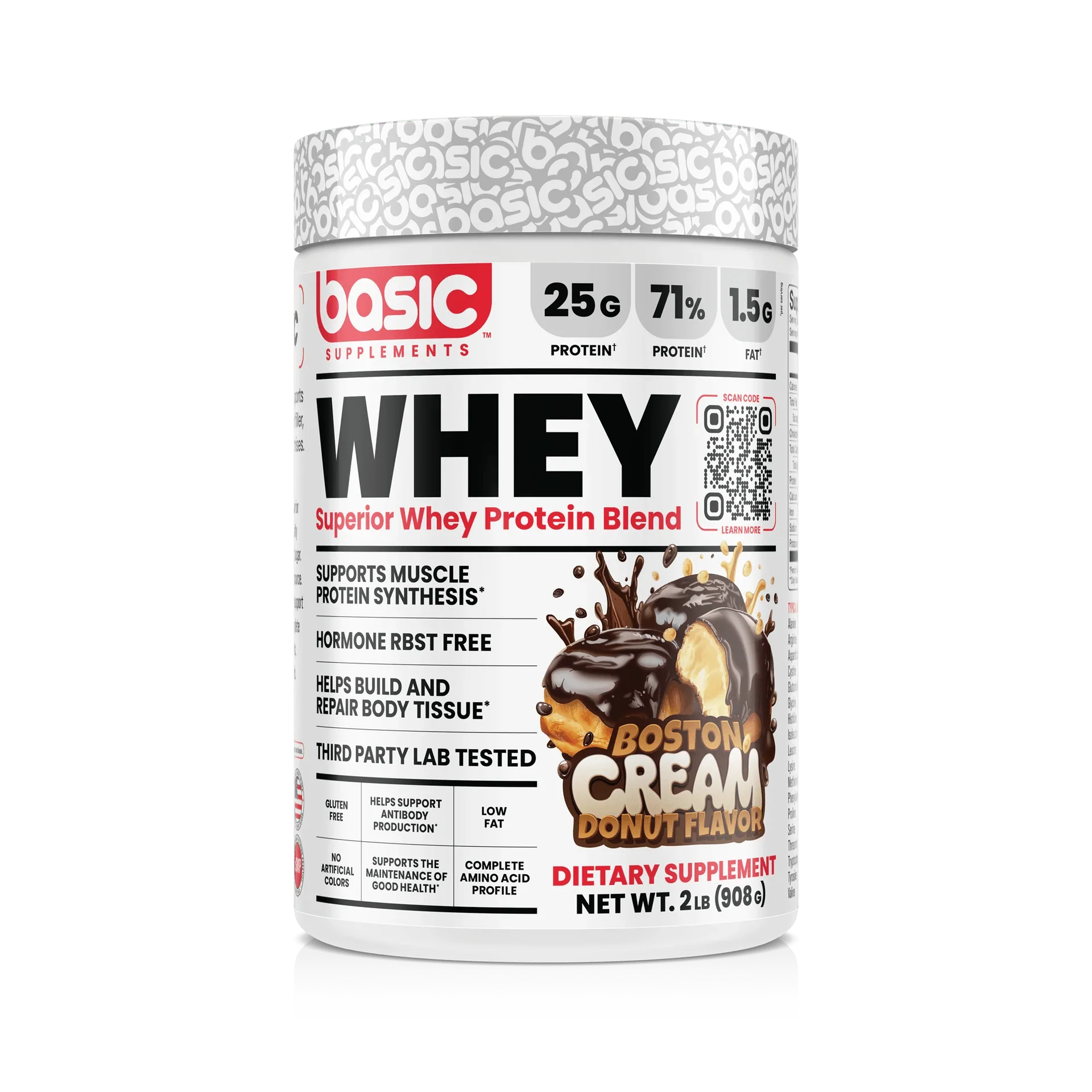 1459-basic-supplements-superior-whey-protein-blend-2lb-boston-cream-donut-1.webp Basic Supplements Superior Whey Protein Blend 2lb, Boston Cream Donut