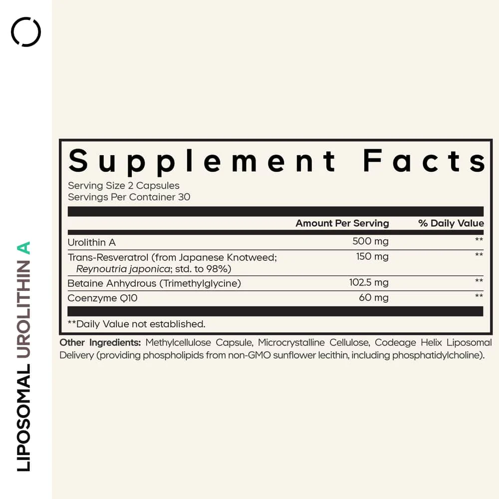 Codeage Urolithin A Eternal Resveratrol - CoQ10 Supplement