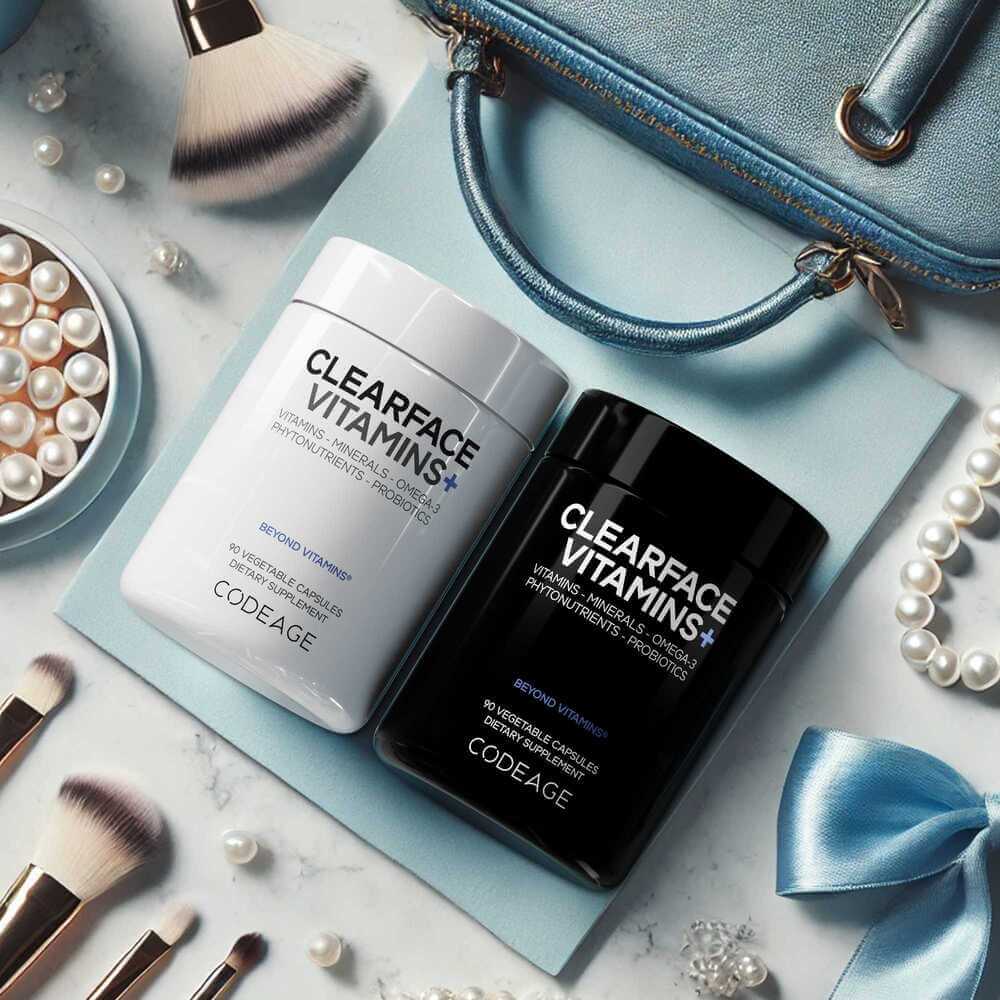 Codeage Clearface Vitamins+ Supplement White Edition