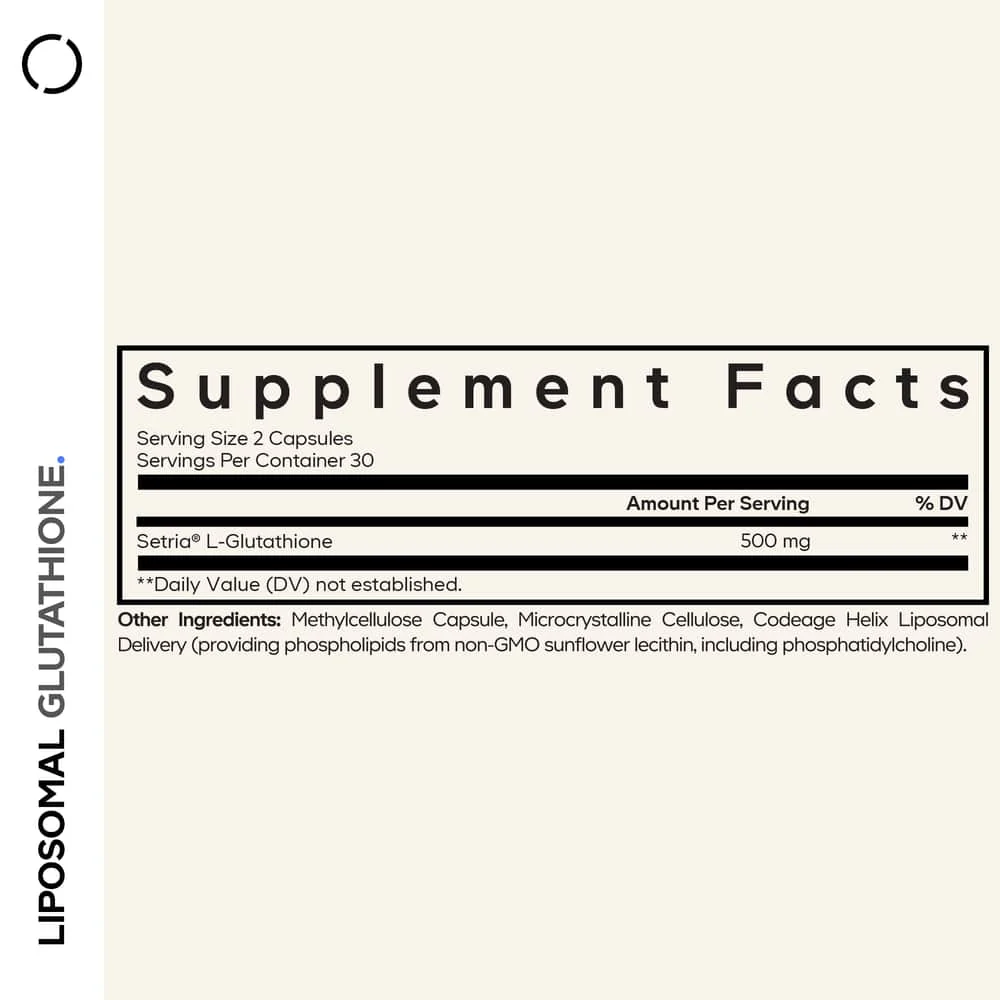Codeage Antioxidant Liposomal Glutathione Supplement