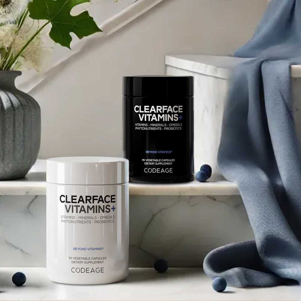 Codeage Clearface Vitamins+ Minerals Supplement Black Edition