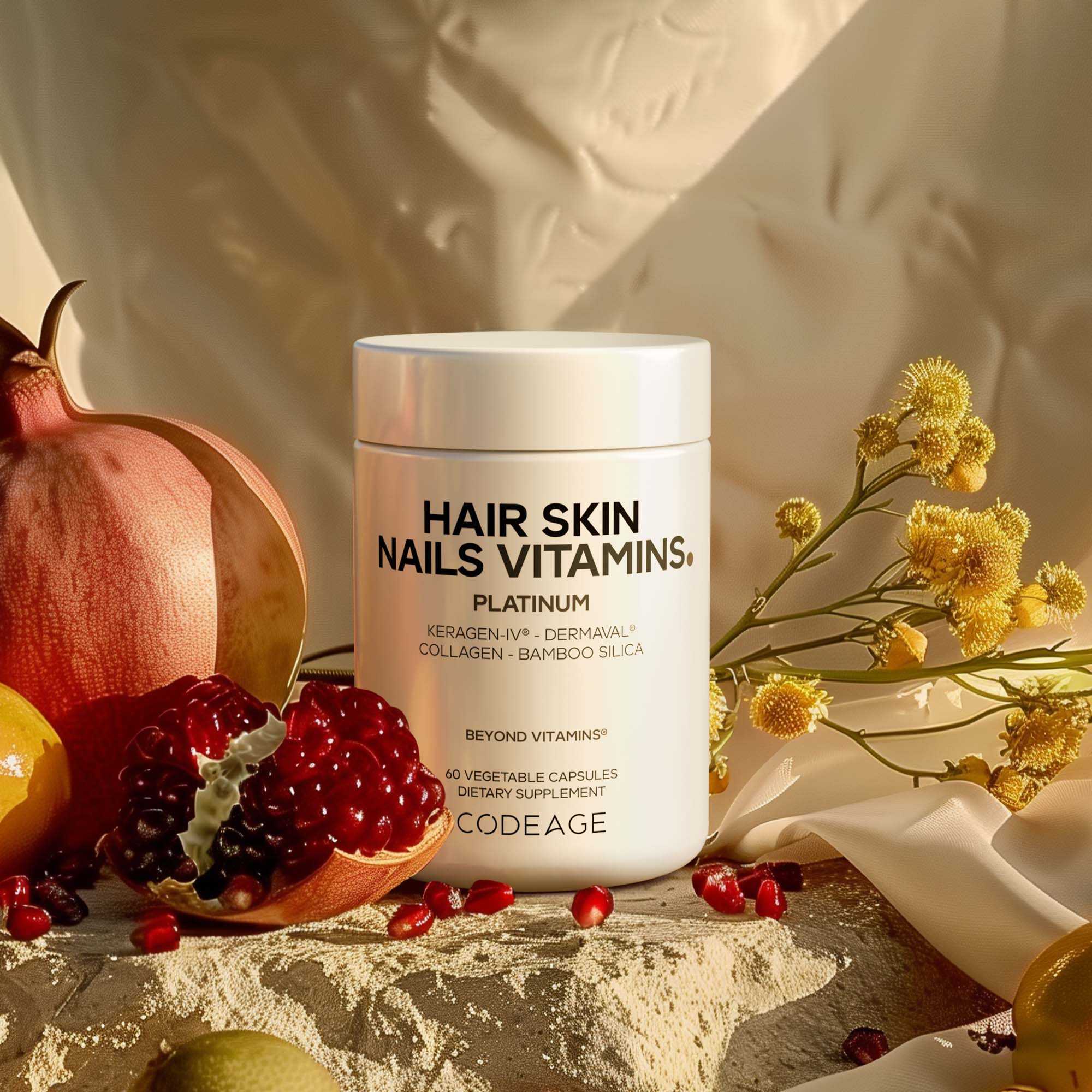 Codeage Hair Skin Nails Vitamins Platinum