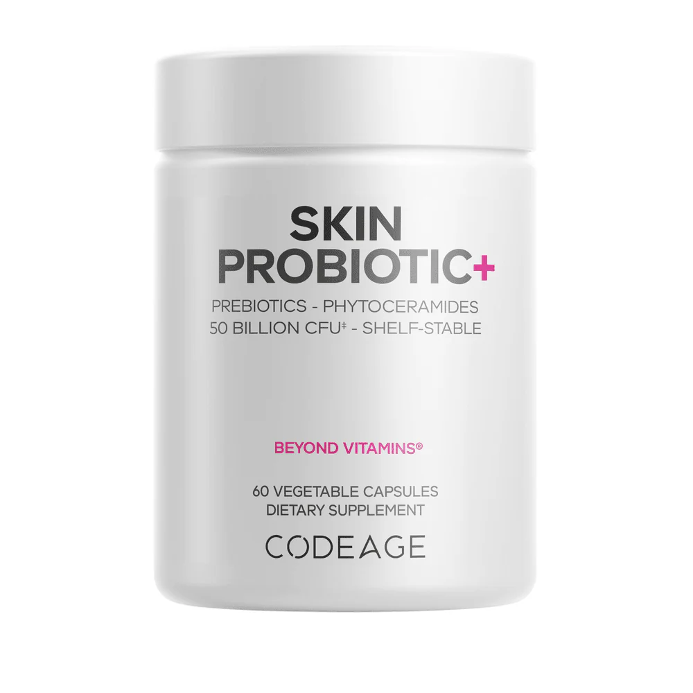 Codeage Skin Probiotics 50 Billion CFU & Prebiotics