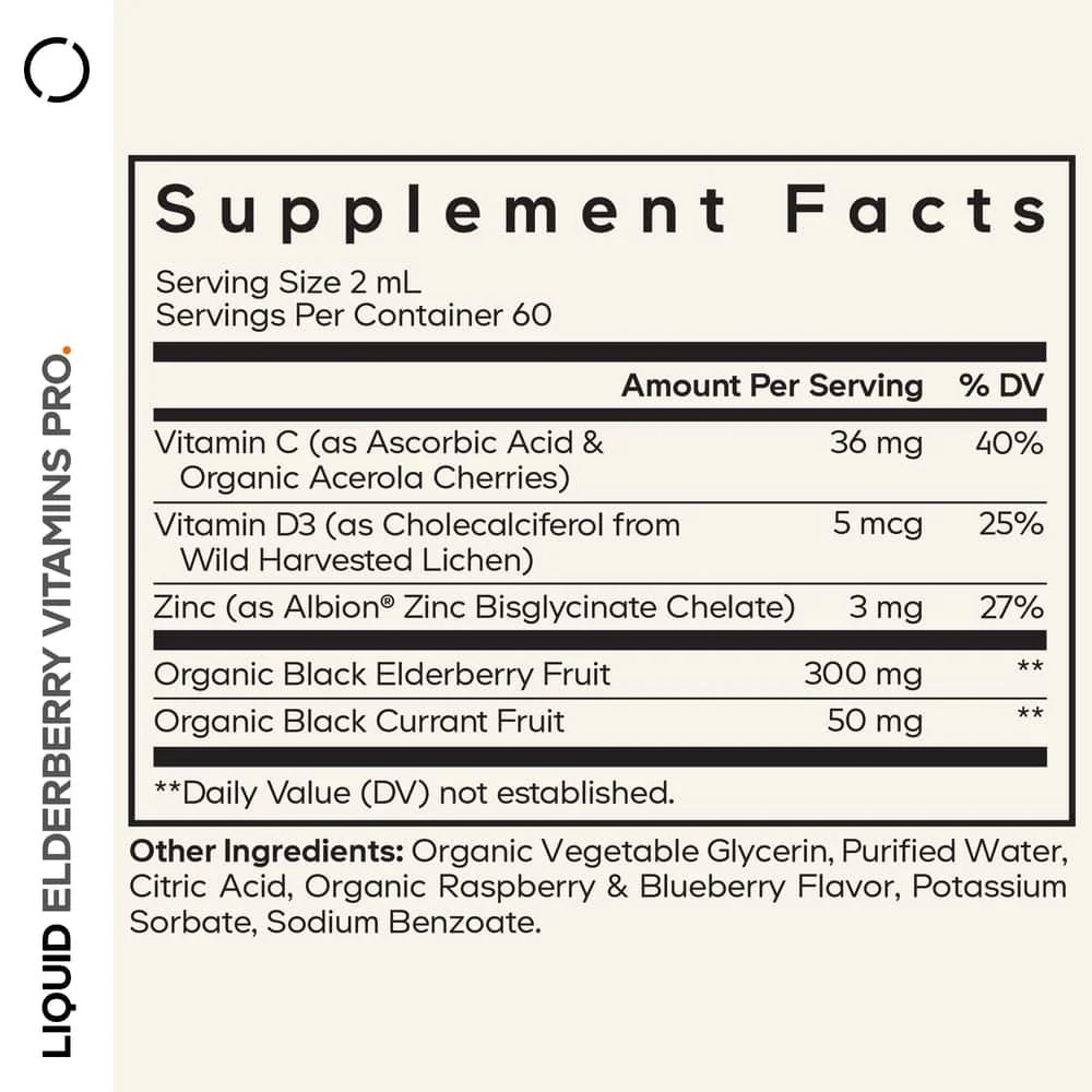 Codeage Organic Black Elderberry Syrup