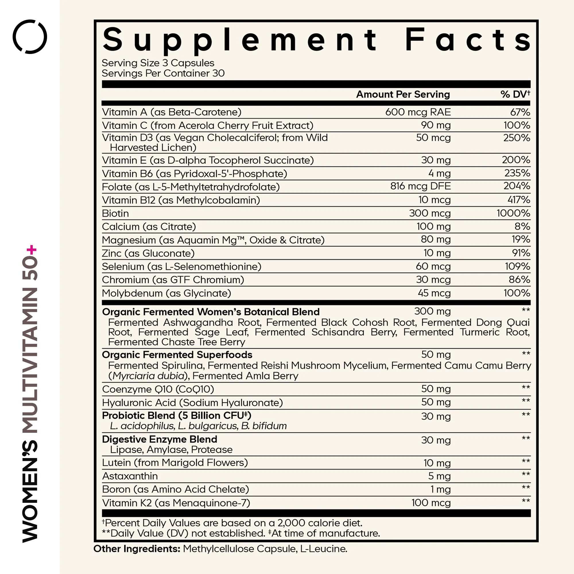 Codeage Women's Multivitamin 50+