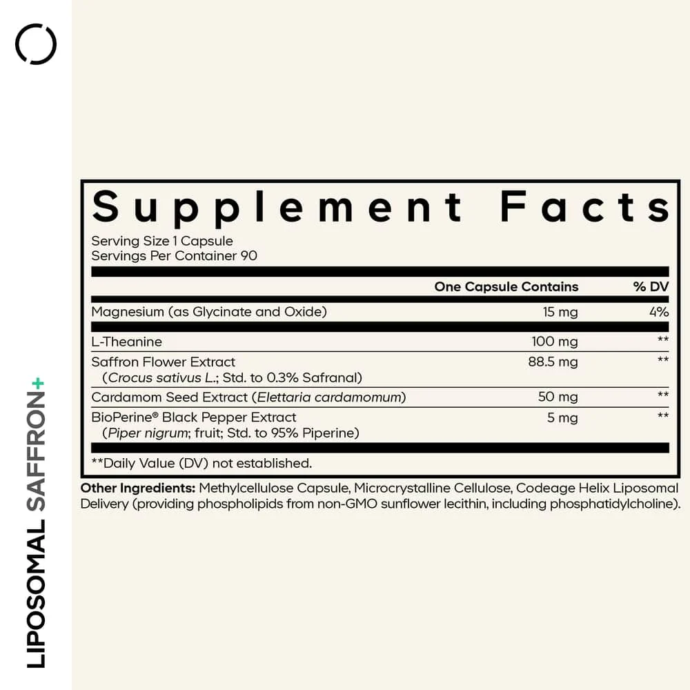 Codeage Liposomal Saffron+