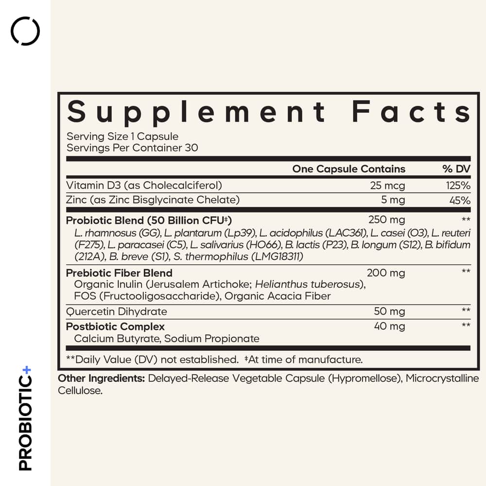 Codeage Probiotic+ 50 Billion CFUs
