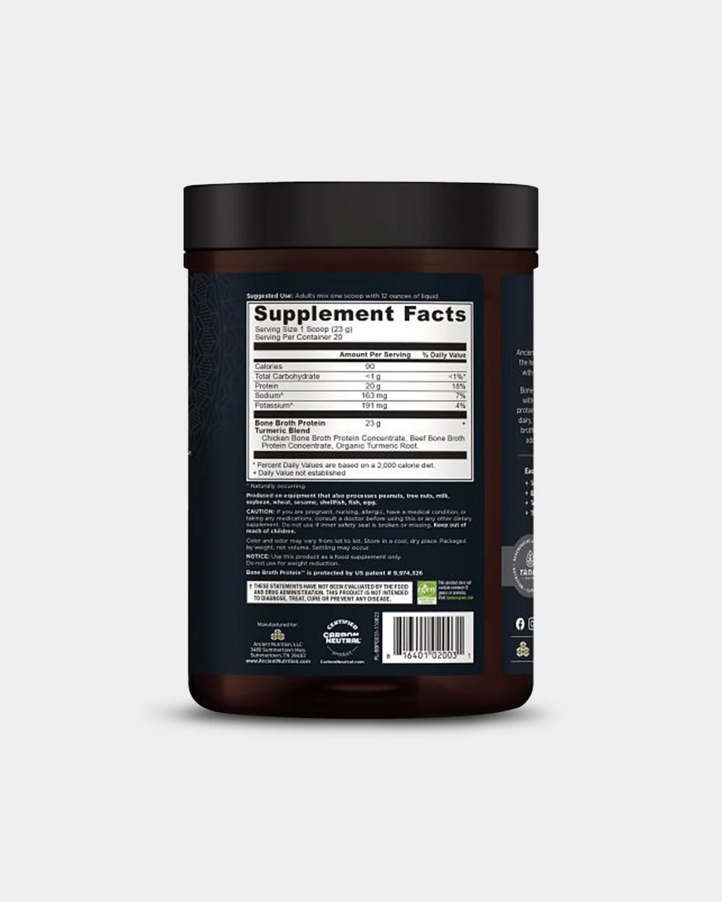 Ancient Nutrition Bone Broth Protein - 20g