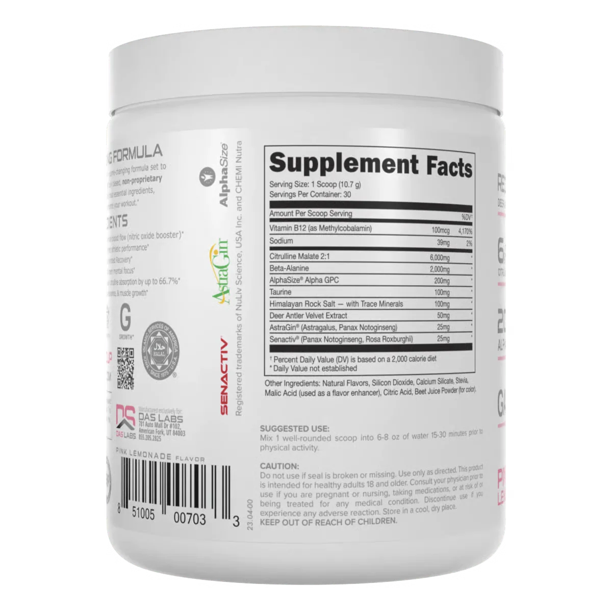 Bucked Up Non-Stimulant Pre-Workout