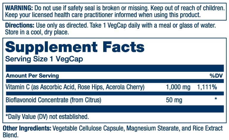 Solaray Vitamin C With Bioflavonoid Concentrate