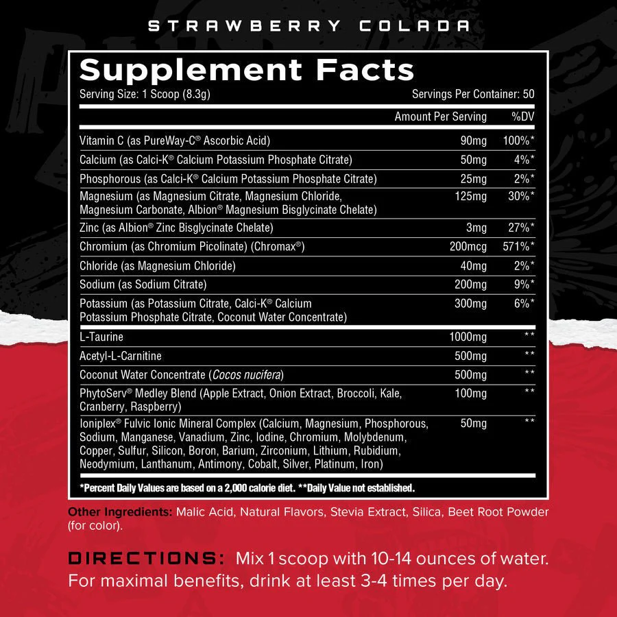 Unmatched Nutrition ELECTRASHRED Hydration
