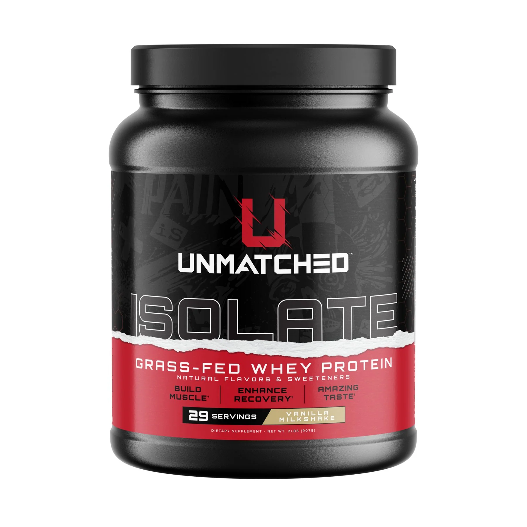Unmatched Nutrition Grass-Fed Whey Isolate Vanilla Milkshake