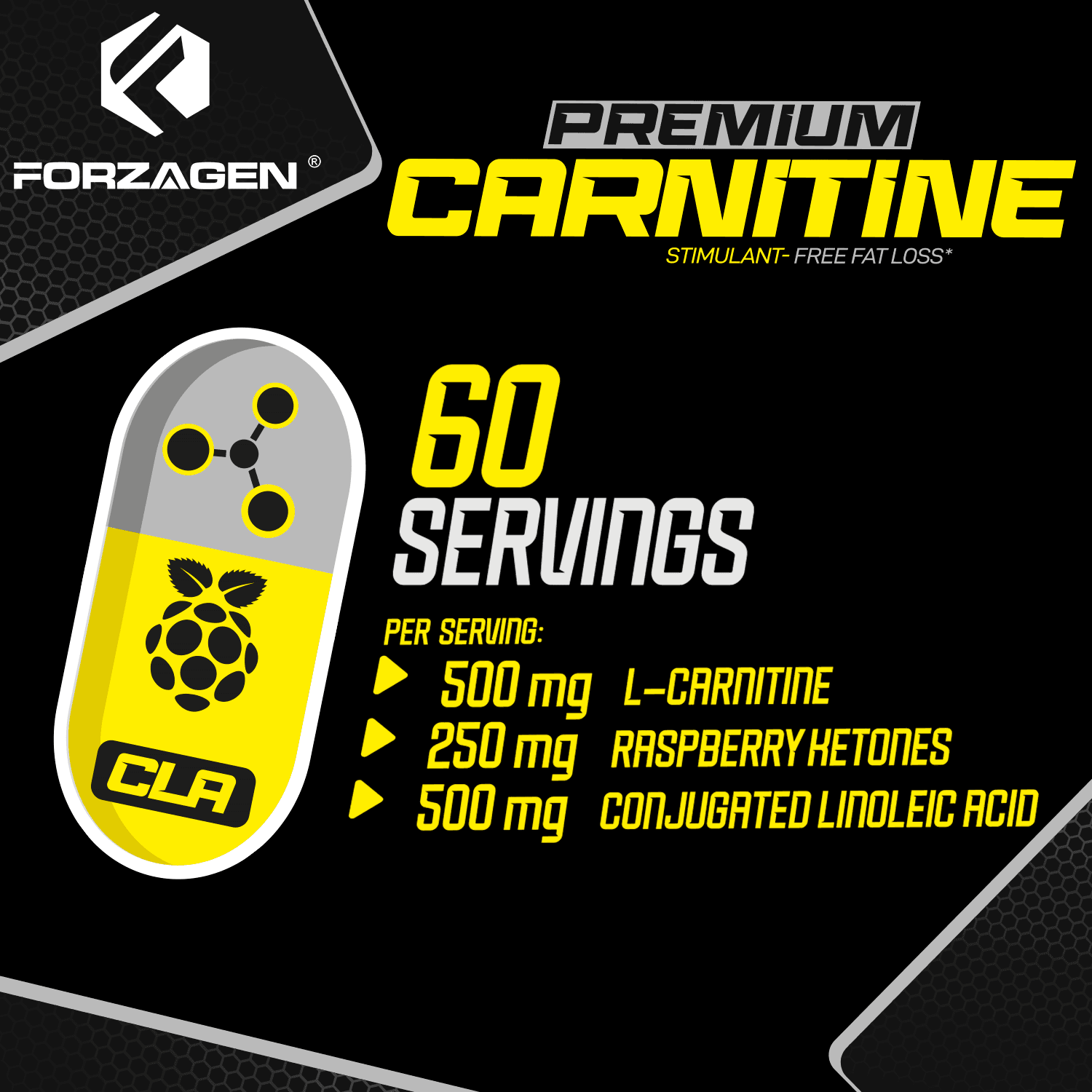 262-forzagen-premium-l-carnitine-cla-raspberry-ketones-stim-free-4.png Forzagen Premium L Carnitine + CLA + Raspberry Ketones Stim-Free